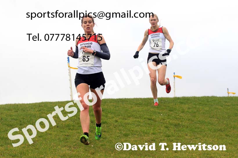 Womens 35+ and Mens 65+ 2023 NEMAA Cross Country, Croft Circuit, North Yorkshire. Photo: David T. Hewitson/Sports for All Pics